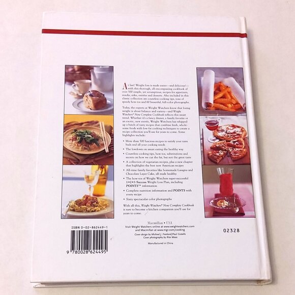Preowned Weight Watchers New Complete Cookbook  Hardcover – 1998 by Weighers - Picture 2 of 3